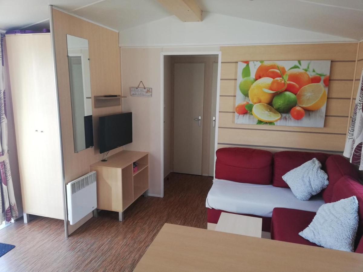 Grand Mobil Home 3Chbr 2Sdb Camping La Carabasse Vias Eksteriør bilde