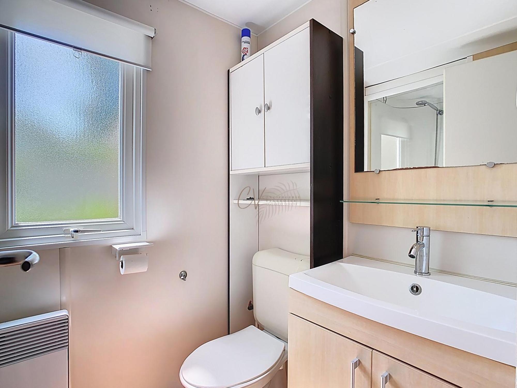 Grand Mobil Home 3Chbr 2Sdb Camping La Carabasse Vias Eksteriør bilde