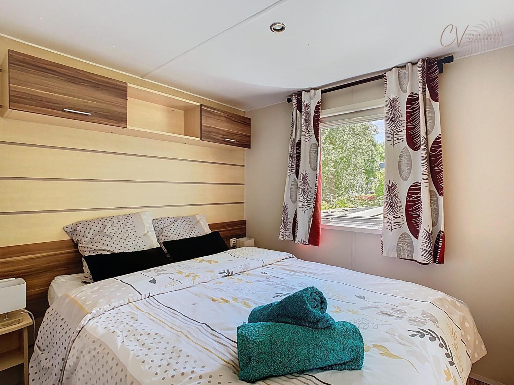 Grand Mobil Home 3Chbr 2Sdb Camping La Carabasse Vias Eksteriør bilde